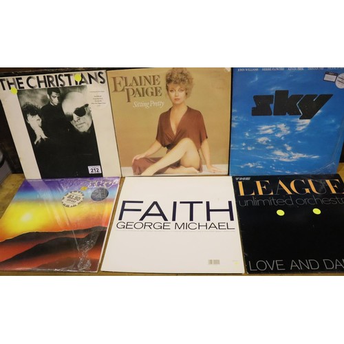 212 - Mixed LPs and singles. Not available for in-house P&P, contact Paul O'Hea at Mailboxes on 01925 6591... 