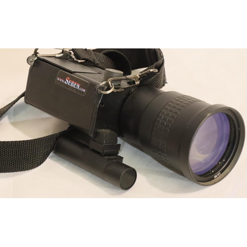 354 - Seben 1R night scope, fully working with clean scopes. P&P Group 2 (£18+VAT for the first lot and £3... 