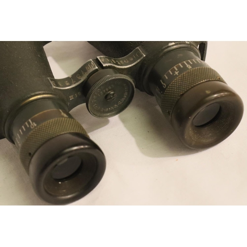 356 - Emil Busch Fernglas 08 WWI binoculars with clear optics. P&P Group 2 (£18+VAT for the first lot and ... 