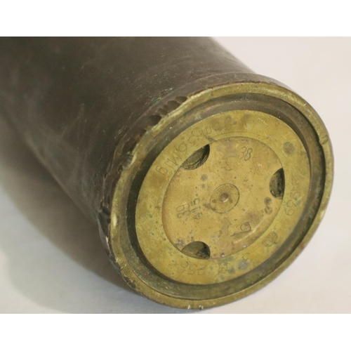 396 - WWII INERT German Anti Aircraft shell made in Hungary. P&P Group 2 (£18+VAT for the first lot and £3... 