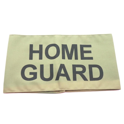 448 - British WWII reenactment Home Guard armband: Home Guard. P&P Group 1 (£14+VAT for the first lot and ... 