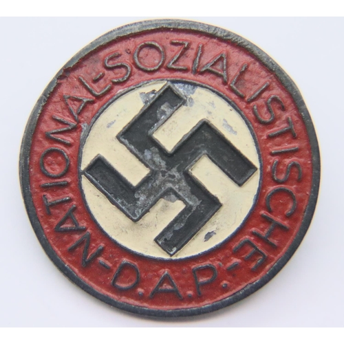 417 - WWII German Ersatz (economy issue) NSDAP pin. P&P Group 1 (£14+VAT for the first lot and £1+VAT for ... 