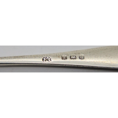 421 - WWII Air Ministry solid silver tea spoon, hallmarked 1940 (Battle of Britain date). P&P Group 1 (£14... 