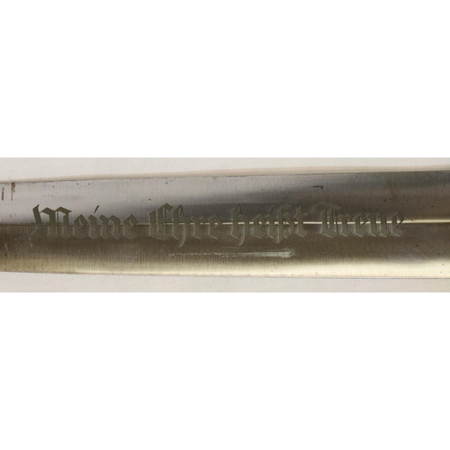 441 - Waffen SS Enlisted mans dagger with traditional period marks of Robert Klass and Rzm. P&P Group 2 (£... 