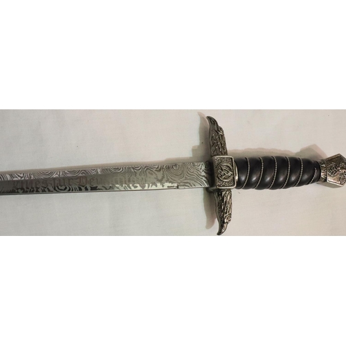 443 - German Third Reich replica SA dagger with scabbard. P&P Group 2 (£18+VAT for the first lot and £3+VA... 