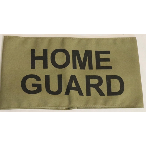 448 - British WWII reenactment Home Guard armband: Home Guard. P&P Group 1 (£14+VAT for the first lot and ... 