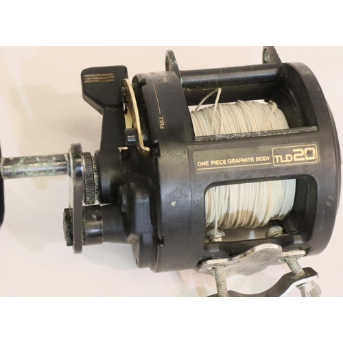 474 - Shimano TLD 20 fishing reel. P&P Group 2 (£18+VAT for the first lot and £3+VAT for subsequent lots)