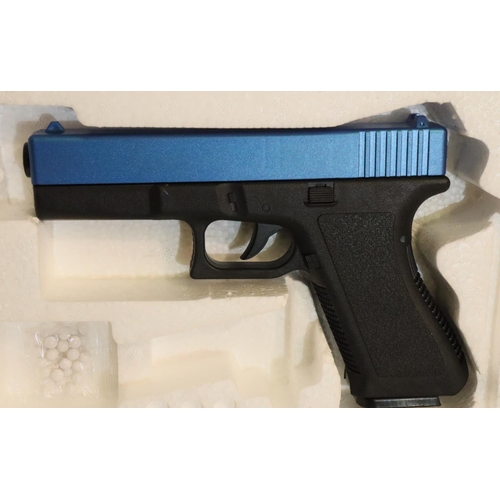 476 - Pair of boxed 6mm Airsoft pistols. P&P Group 2 (£18+VAT for the first lot and £3+VAT for subsequent ... 