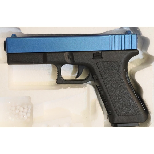 479 - Pair of boxed 6mm Airsoft pistols. P&P Group 2 (£18+VAT for the first lot and £3+VAT for subsequent ... 