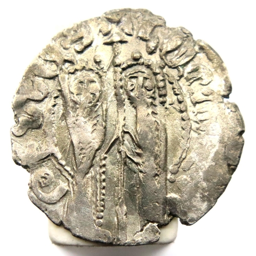 2358 - Silver Hammered Venetian Grosso with Lion reverse. P&P Group 1 (£14+VAT for the first lot and £1+VAT... 