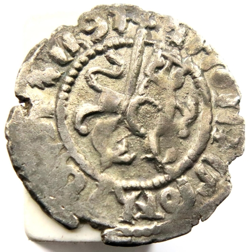 2358 - Silver Hammered Venetian Grosso with Lion reverse. P&P Group 1 (£14+VAT for the first lot and £1+VAT... 