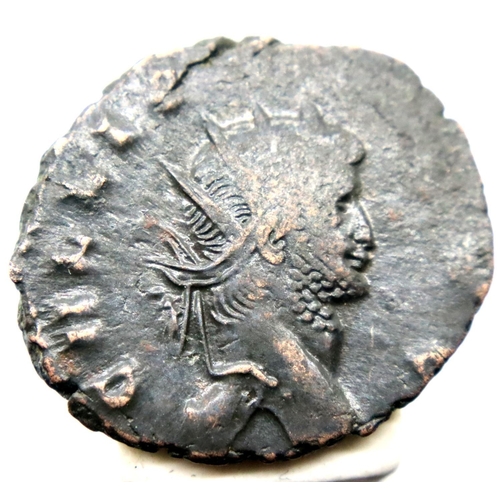 2364 - Roman Bronze Radiate of emperor Gothicus Claudius.P&P Group 1 (£14+VAT for the first lot and £1+VAT ... 