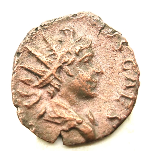 2365 - 270AD Roman Bronze Radiate of emperor Victorinus.P&P Group 1 (£14+VAT for the first lot and £1+VAT f... 