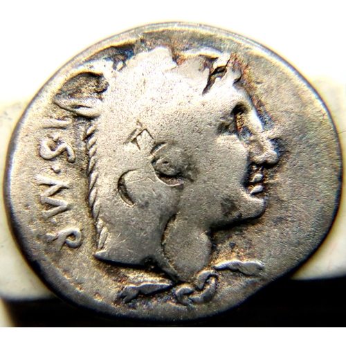 2384 - 105BC - Silver Roman Denarius of the Republic - L. Thorius Balbus. P&P Group 1 (£14+VAT for the firs... 