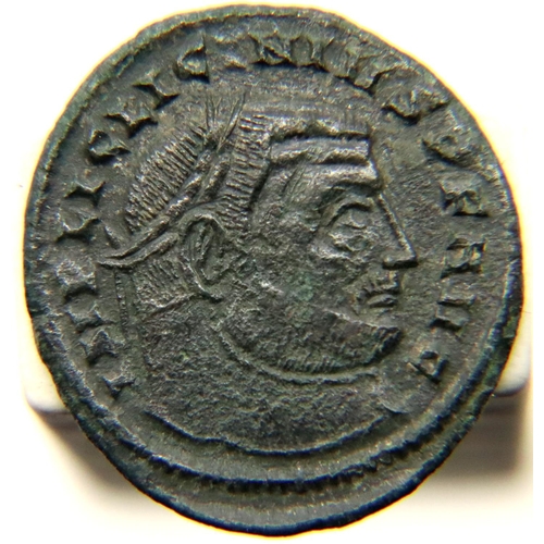 2385 - Roman Bronze Follis of Licinius - high grade - minted in Siscia. P&P Group 1 (£14+VAT for the first ... 