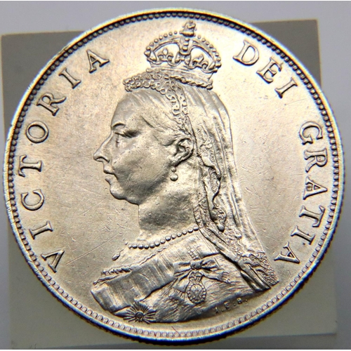 2409 - 1887 -Silver Florin of Queen Victoria. P&P Group 1 (£14+VAT for the first lot and £1+VAT for subsequ... 