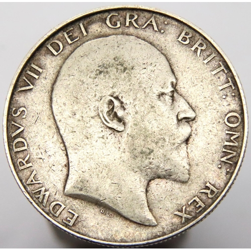 2416 - 1910 - Silver Half Crown of King Edward VII. P&P Group 1 (£14+VAT for the first lot and £1+VAT for s... 