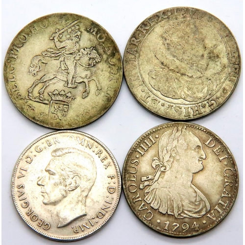 2428 - Four reproduction coins. P&P Group 1 (£14+VAT for the first lot and £1+VAT for subsequent lots)