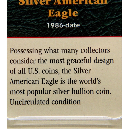 2448 - Silver American 2000 eagle proof coin. P&P Group 1 (£14+VAT for the first lot and £1+VAT for subsequ... 