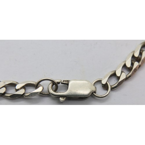 54 - Boxed 22'' silver neck chain, 15.8g. P&P Group 1 (£14+VAT for the first lot and £1+VAT for subsequen... 