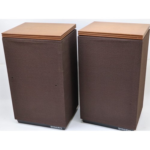 143 - Pair of Mordaunt-Short Carnival 3 loudspeakers, 15 - 80 watts per channel, serial no: 55407; about 4... 