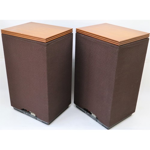 143 - Pair of Mordaunt-Short Carnival 3 loudspeakers, 15 - 80 watts per channel, serial no: 55407; about 4... 