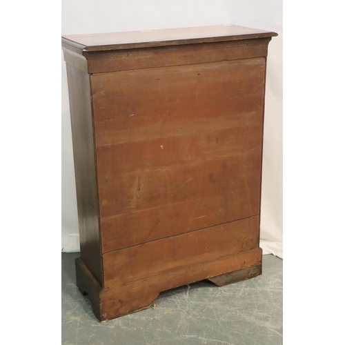 531 - 19thC walnut single door glazed pier cabinet, inlaid and ormolu mounted with two velvet lined shelve... 