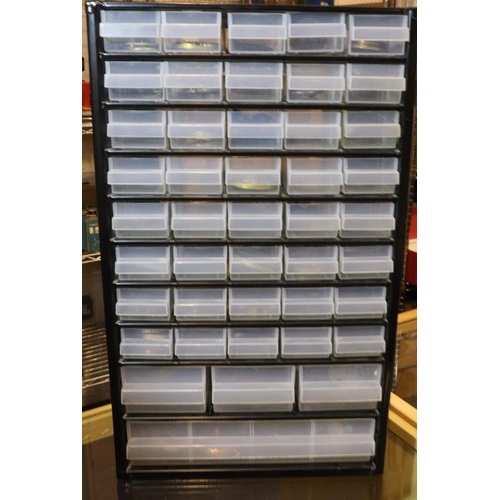 90 - Cabinet containing a quantity of pocket watch parts. P&P Group 1 (£14+VAT for the first lot and £1+V... 