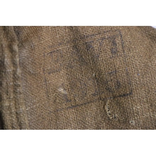 414 - WWI Pickelhaube canvas cover dated 1915. P&P Group 2 (£18+VAT for the first lot and £3+VAT for subse... 