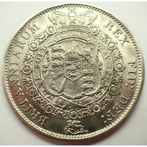 2417 - 1817 - Silver Half Crown of King George 3rd (Bullhead). P&P Group 1 (£14+VAT for the first lot and £... 