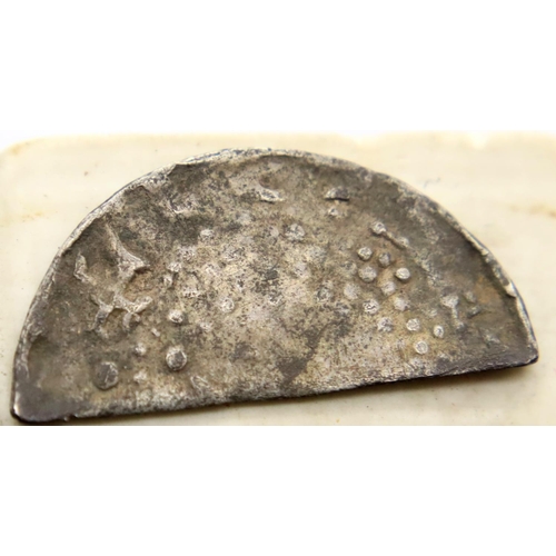 3068 - Scottish Silver Hammered Half Penny - William the Lion - Found in Acresford ; Hugh and Walter Moneye... 