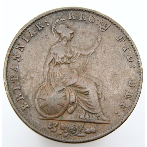 3069 - 1841 - Copper Half Penny of Queen Victoria. P&P Group 1 (£14+VAT for the first lot and £1+VAT for su... 