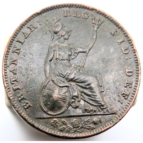 3071 - 1839 - Copper Farthing of Queen Victoria. P&P Group 1 (£14+VAT for the first lot and £1+VAT for subs... 