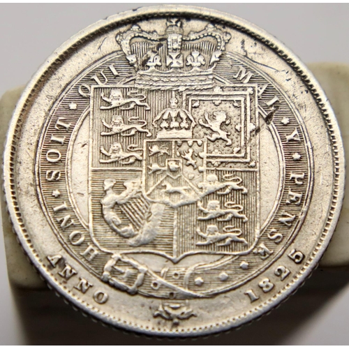 3074 - 1825 - Silver Sixpence of George IV. P&P Group 1 (£14+VAT for the first lot and £1+VAT for subsequen... 