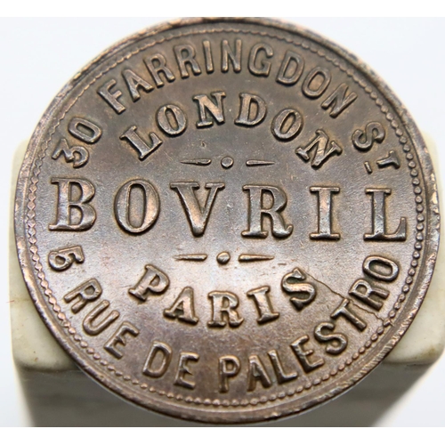 3080 - 1900 - Bovril token to commemorate Reign of Queen of Victoria. P&P Group 1 (£14+VAT for the first lo... 