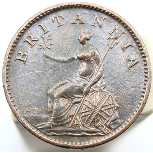 3092 - 1806 - Copper Farthing of George III. P&P Group 1 (£14+VAT for the first lot and £1+VAT for subseque... 