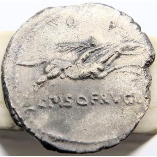 3102 - 90BC - Silver Denarius of the Republic - L. Calpurnius Piso Frugi. P&P Group 1 (£14+VAT for the firs... 