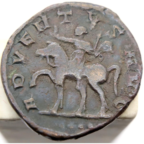 3118 - 251AD - Roman Antoninianus of Emperor Volusian - Adventus Augustus on horseback. P&P Group 1 (£14+VA... 