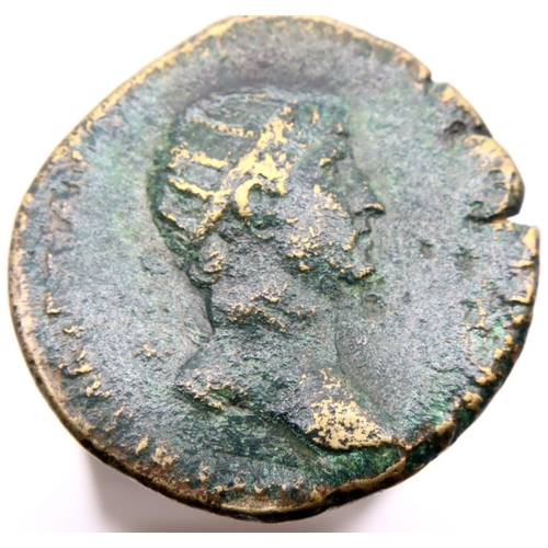 3120 - 98AD - Bronze Dupondius of Trajan - Deity Virtue reverse. P&P Group 1 (£14+VAT for the first lot and... 