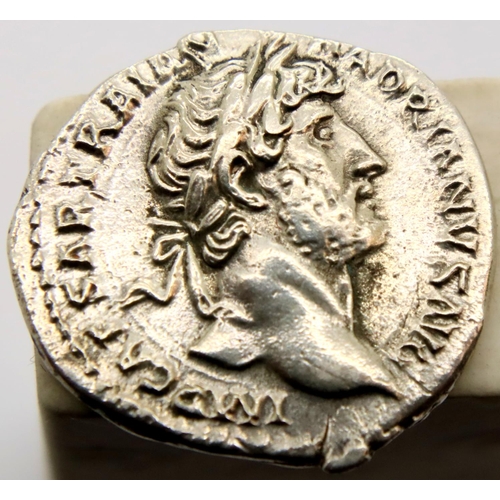 3130 - 117 - 138AD - Roman Silver Denarius of Emperor Hadrian - High Grade specimen. P&P Group 1 (£14+VAT f... 