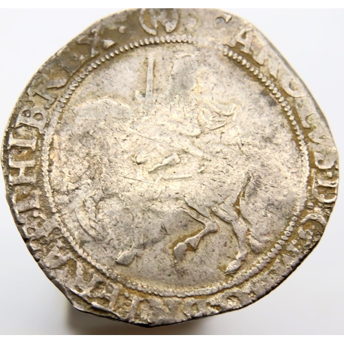 3157 - 1625 Silver half crown of Charles I. P&P Group 1 (£14+VAT for the first lot and £1+VAT for subsequen... 