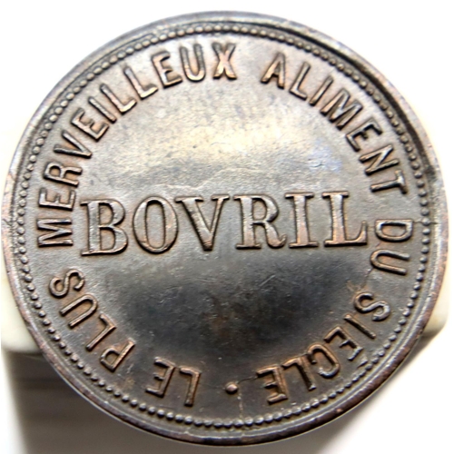 3171 - Victorian Bovril advertising Token (London-Paris). P&P Group 1 (£14+VAT for the first lot and £1+VAT... 