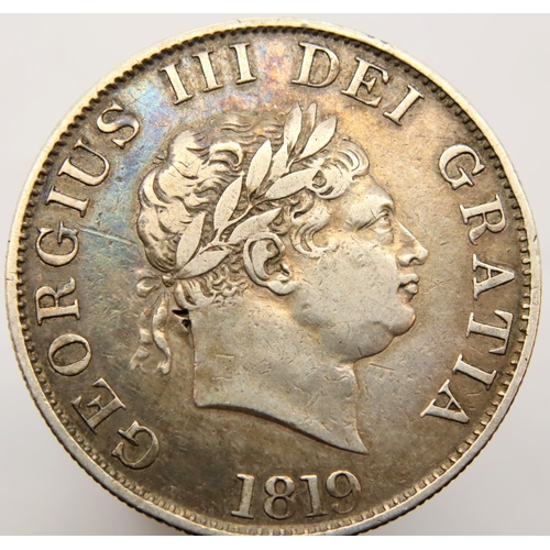 3181 - 1819 Silver Half Crown of George III. P&P Group 1 (£14+VAT for the first lot and £1+VAT for subseque... 