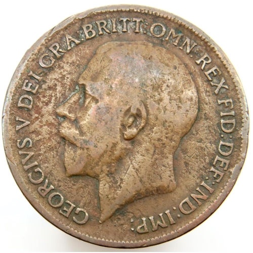 3243 - 1919 Kings Norton Penny of George V. P&P Group 1 (£14+VAT for the first lot and £1+VAT for subsequen... 