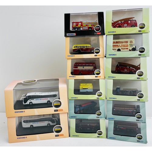 2121 - 14x Oxford Diecast N Gauge Vehicles P&P Group 1 (£14+VAT for the first lot and £1+VAT for subsequent... 