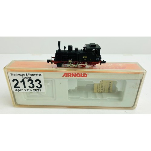 2133 - Arnold 2220 0-6-0 N Gauge Loco  P&P Group 1 (£14+VAT for the first lot and £1+VAT for subsequent lot... 