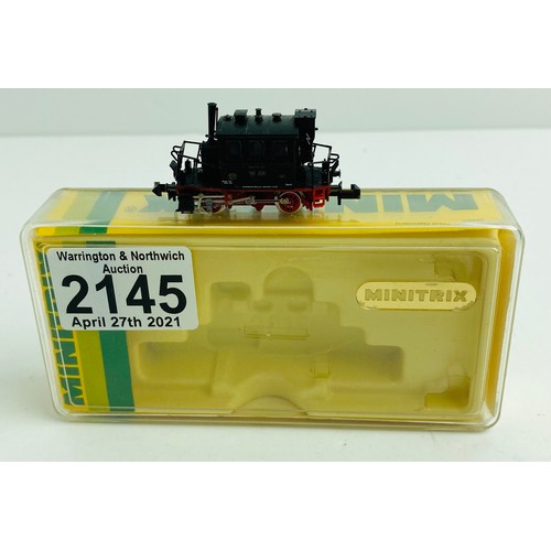 2145 - Minitrix 12015 N Gauge Loco  P&P Group 1 (£14+VAT for the first lot and £1+VAT for subsequent lots)