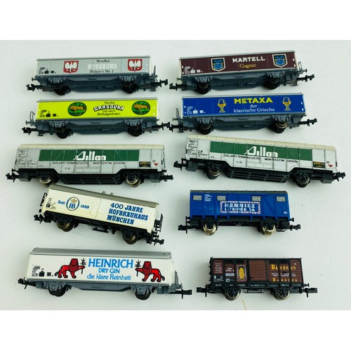 2146 - 10x N Gauge Loose Wagons - See Picture  P&P Group 1 (£14+VAT for the first lot and £1+VAT for subseq... 