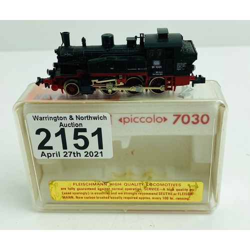 2151 - Fleischmann 7030 N Gauge Loco  P&P Group 1 (£14+VAT for the first lot and £1+VAT for subsequent lots... 