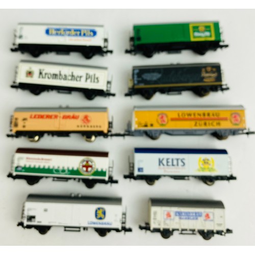 2180 - 10x N Gauge Loose Wagons - See Picture  P&P Group 1 (£14+VAT for the first lot and £1+VAT for subseq... 